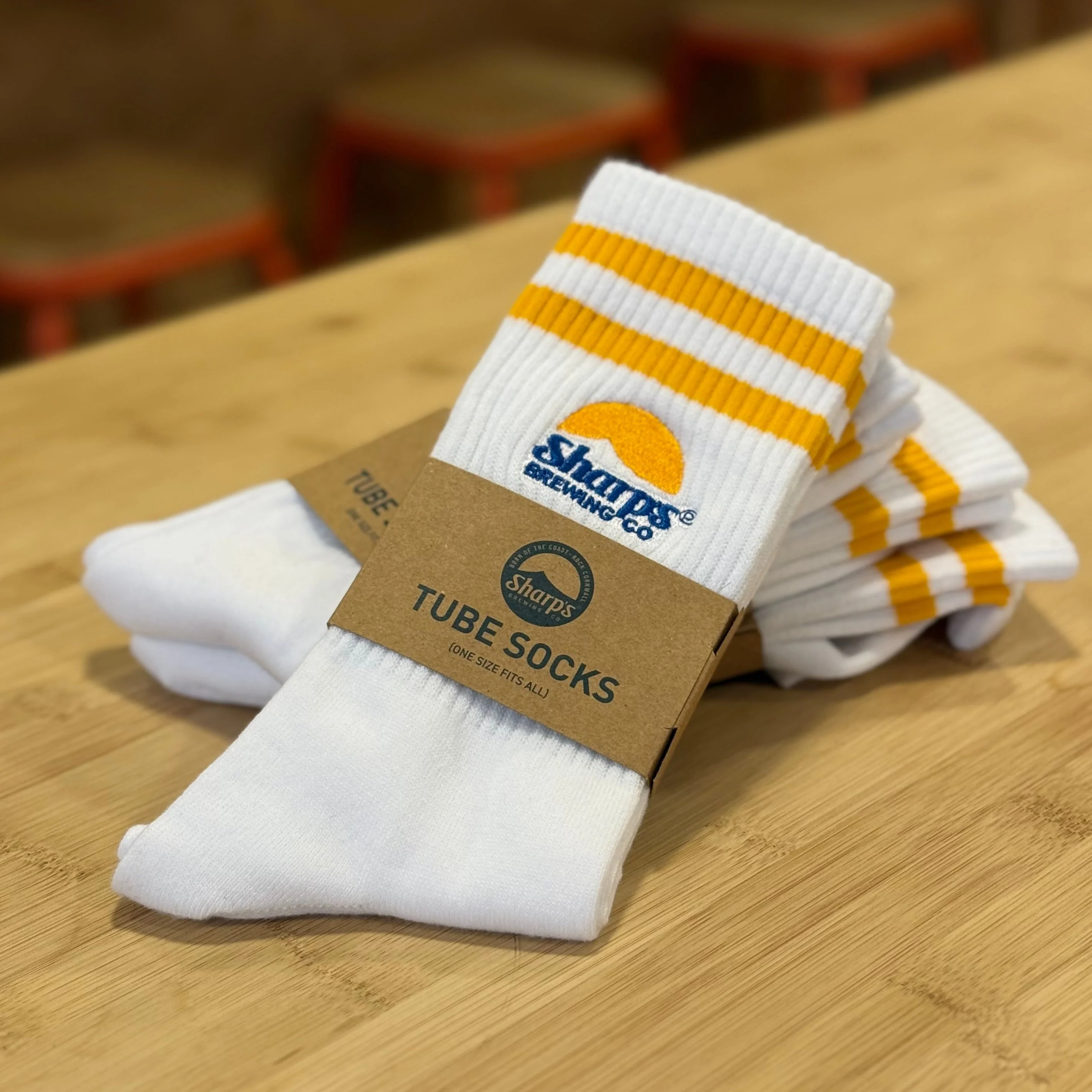 Sharp's Tube Socks (White) - Image 4