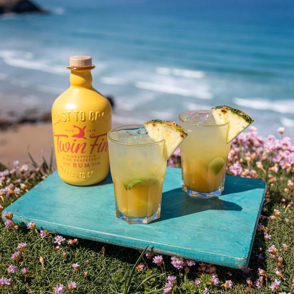 Twin Fin Pineapple and Pink Grapefruit Rum - Image 3